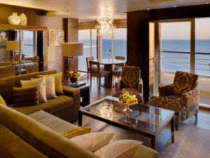 Crystal Cruises penthouse suite
