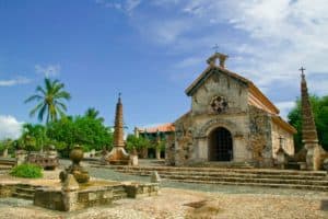 Historic church in the Dominican Republic Punta Cana