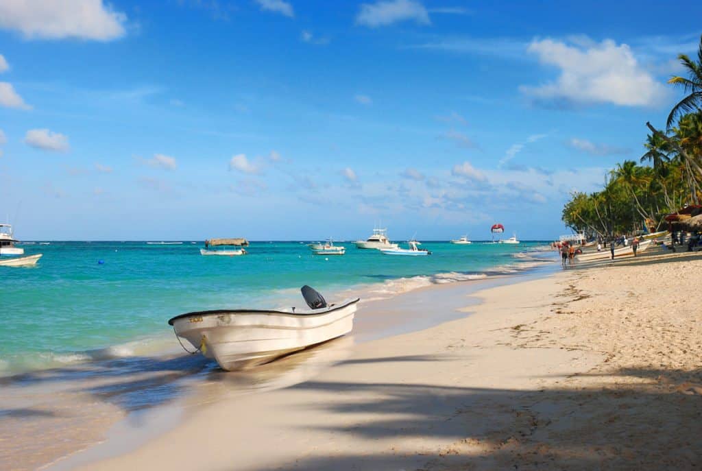 Exotic Beach in Punta Cana Dominican Republic