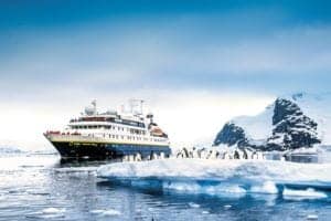 Best Winter Cruises featuring penguins and icebergs.