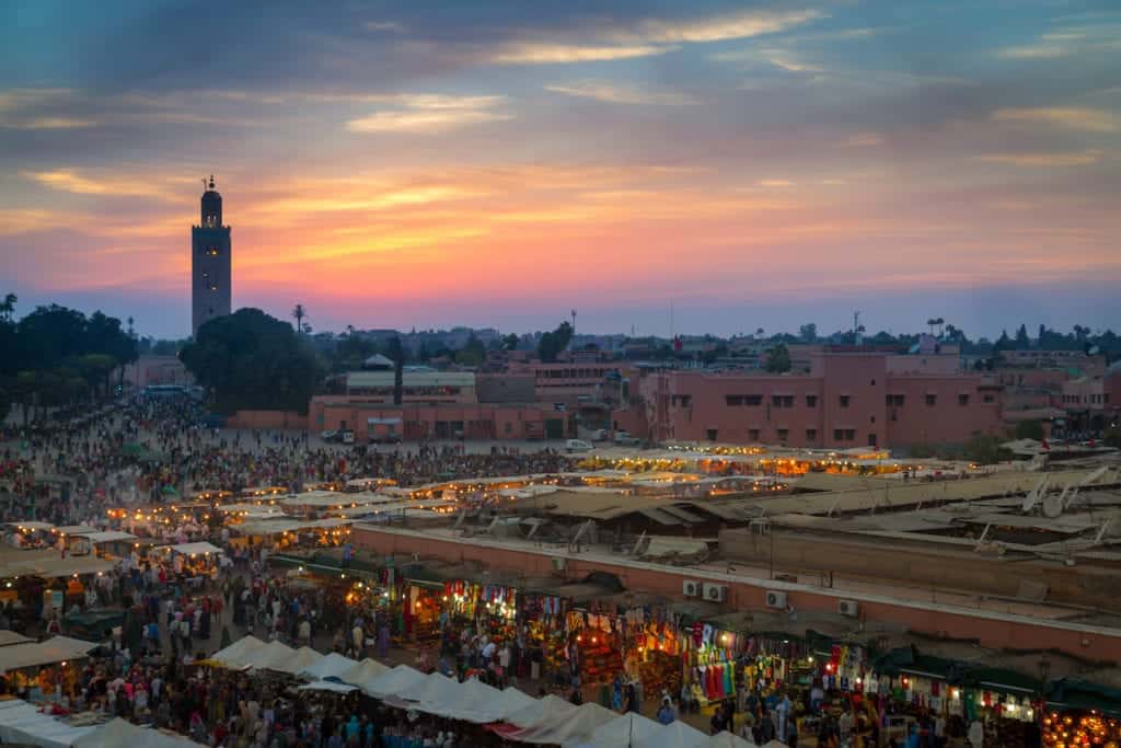 Marketplace in Marrakech by Fox Travel Texas